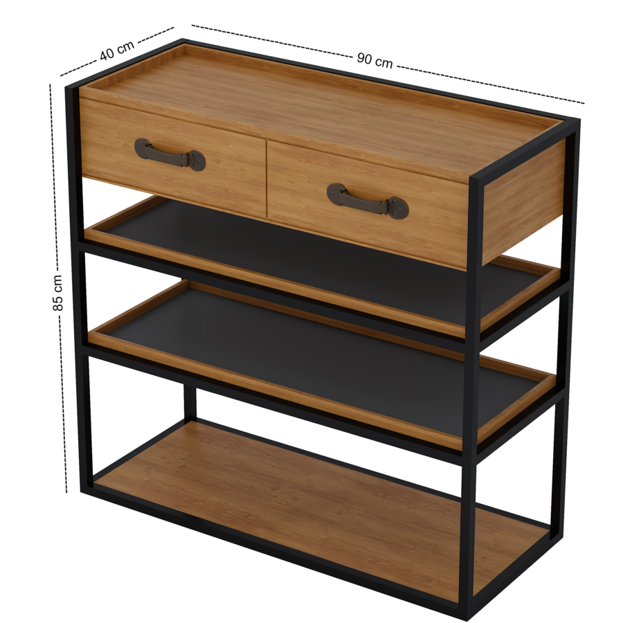 5 Atlas Dresuar Kitaplık